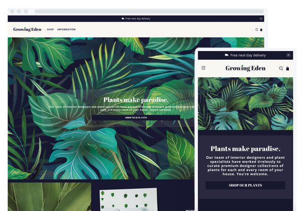 Growing Eden - Efficient Ecommerce